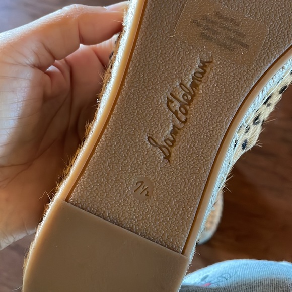 New Sam Edelman Animal Print Espadrilles - Picture 6 of 6